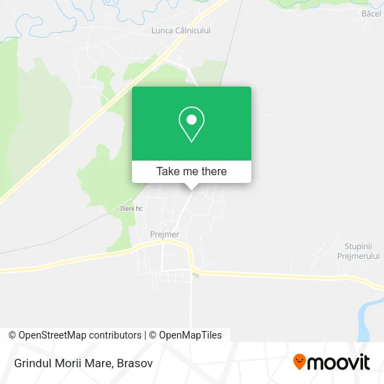 Grindul Morii Mare map
