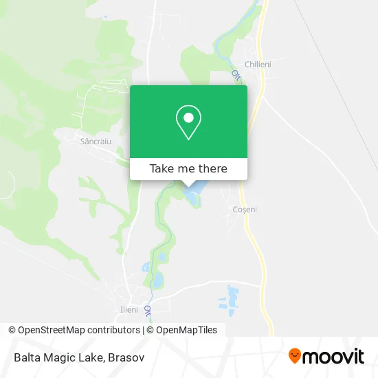 Balta Magic Lake map