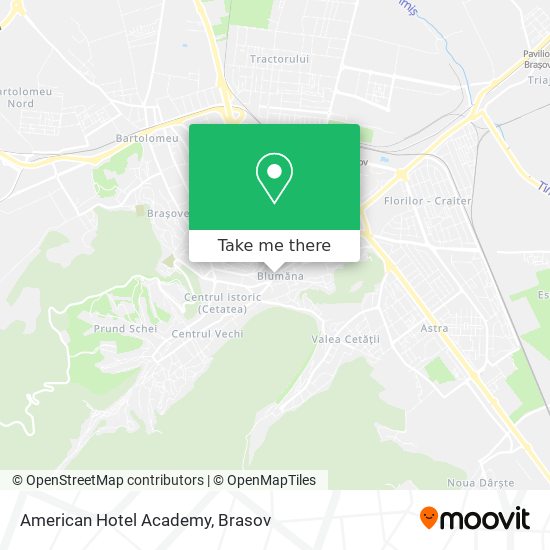 American Hotel Academy map