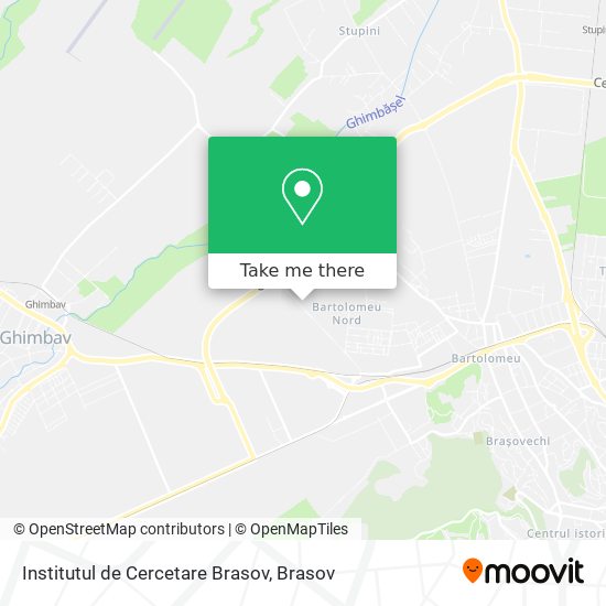 Institutul de Cercetare Brasov map