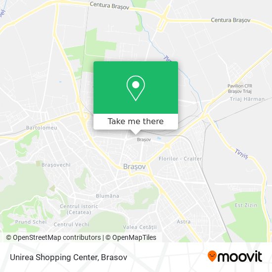 Unirea Shopping Center map
