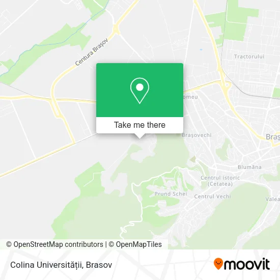 Colina  Universității map