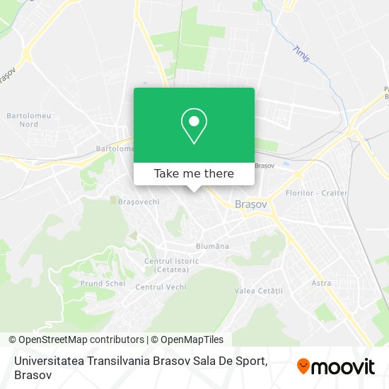 Universitatea Transilvania Brasov Sala De Sport map