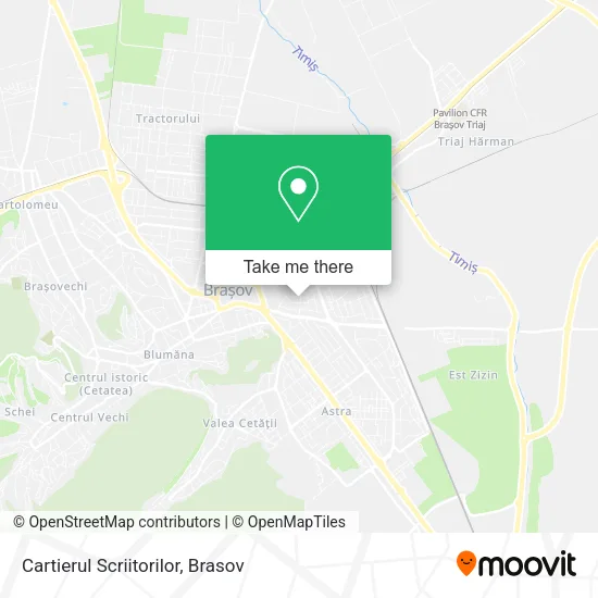 Cartierul Scriitorilor map