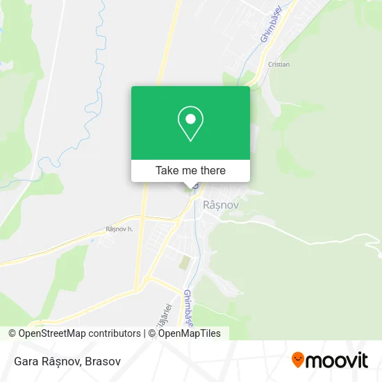 Gara Râșnov map