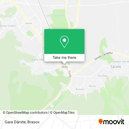 Gara Dârste map
