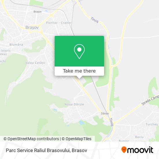 Parc Service Raliul Brasovului map