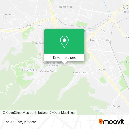 Balea Lac map