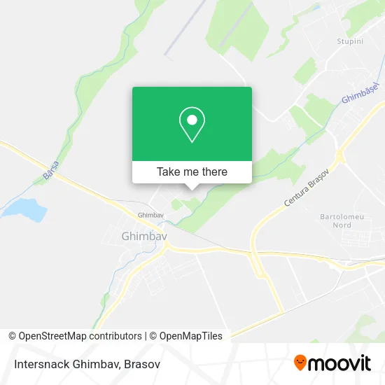 Intersnack Ghimbav map
