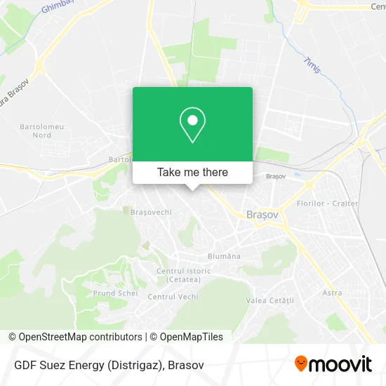 GDF Suez Energy (Distrigaz) map
