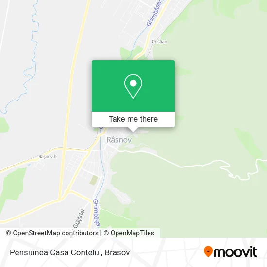 Pensiunea Casa Contelui map