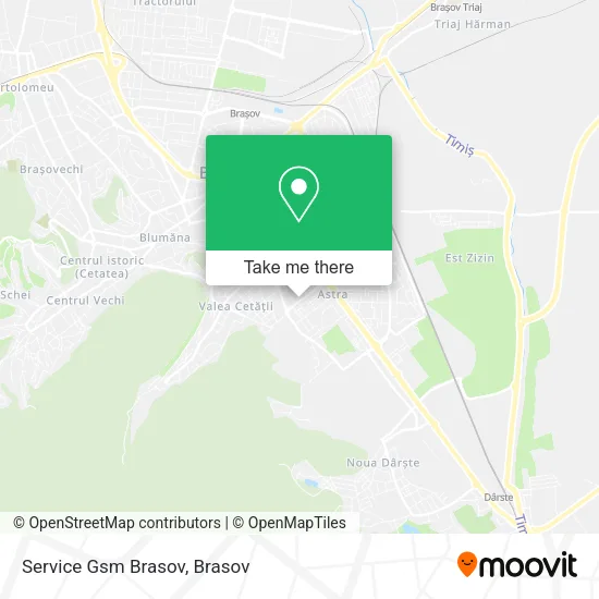 Service Gsm Brasov map