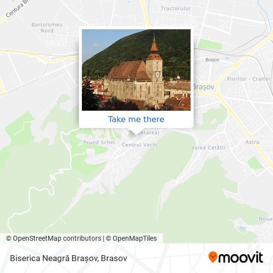 Biserica Neagră Brașov map