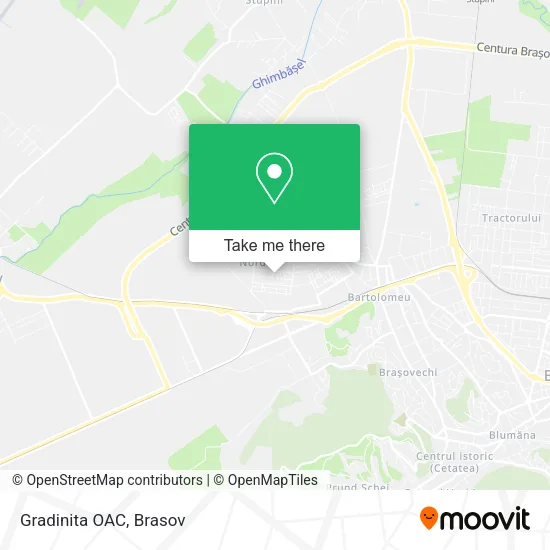 Gradinita OAC map