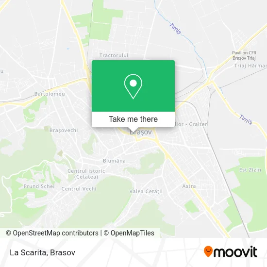 La Scarita map