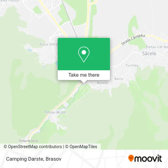 Camping Darste map