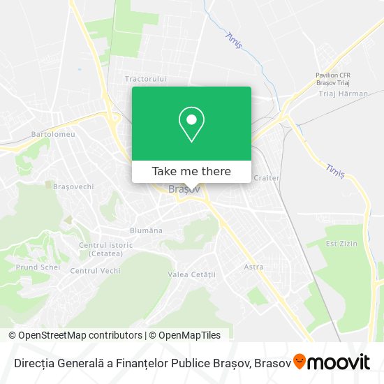 Direcția Generală a Finanțelor Publice Brașov map