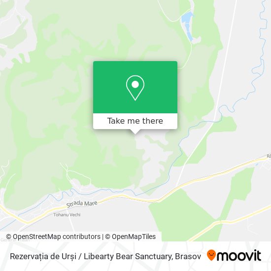 Rezervația de Urși / Libearty Bear Sanctuary map