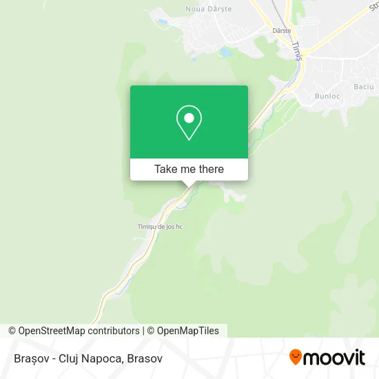 Brașov - Cluj Napoca map