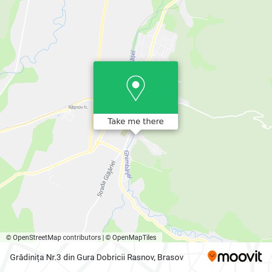 Grădinița Nr.3 din Gura Dobricii Rasnov map