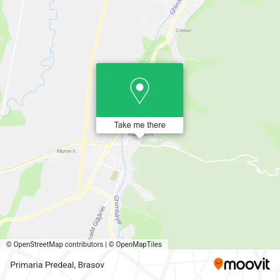 Primaria Predeal map
