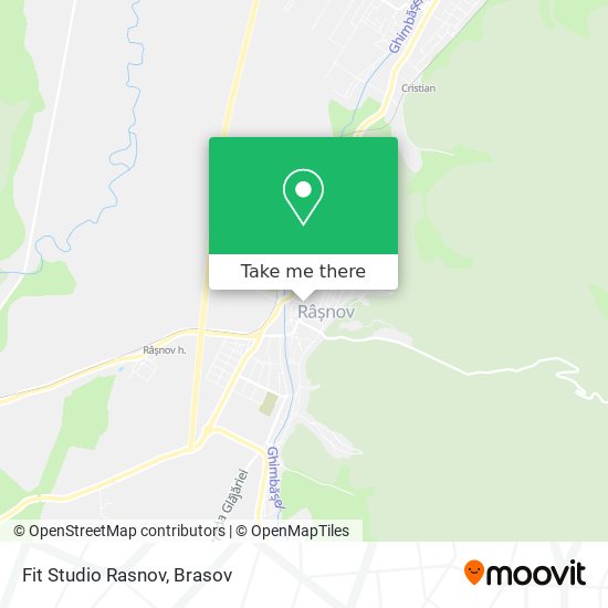 Fit Studio Rasnov map