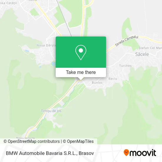 BMW Automobile Bavaria S.R.L. map