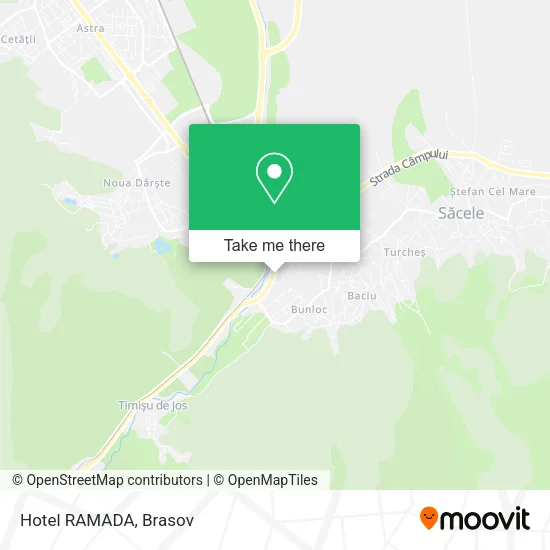 Hotel RAMADA map