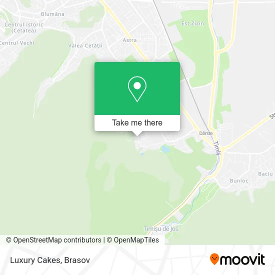 Luxury Cakes map
