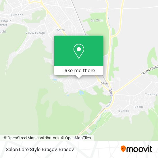 Salon Lore Style Brașov map