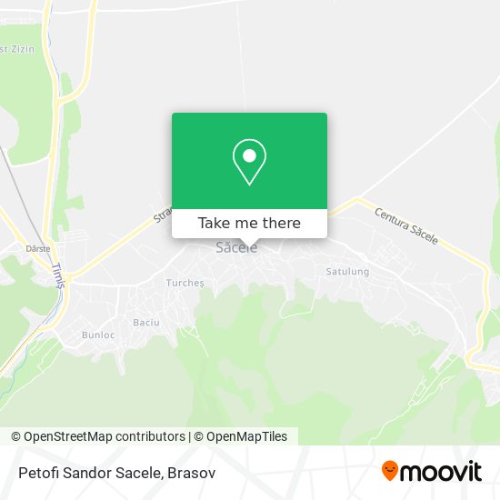 Petofi Sandor Sacele map
