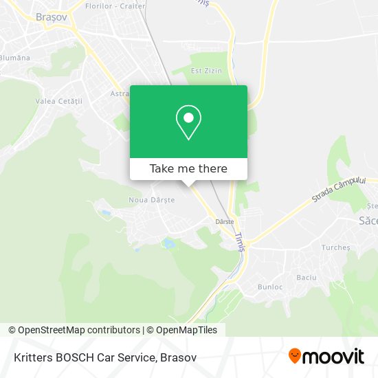 Kritters BOSCH Car Service map