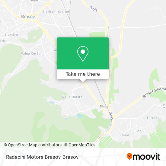 Radacini Motors Brasov map