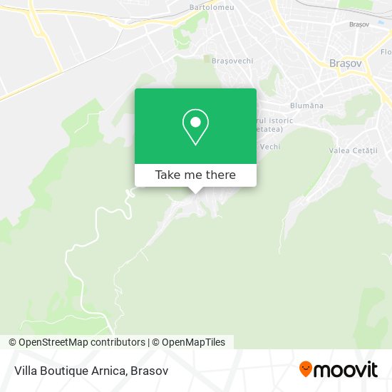 Villa Boutique Arnica map