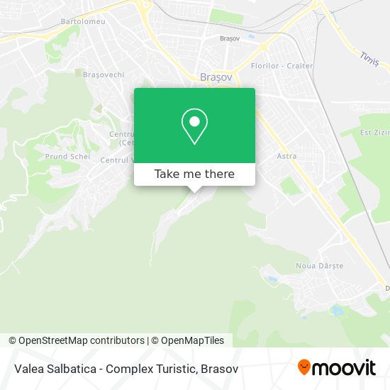 Valea Salbatica - Complex Turistic map