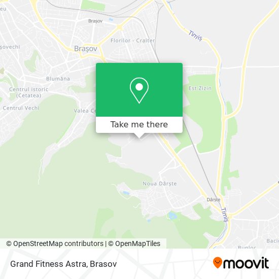 Grand Fitness Astra map