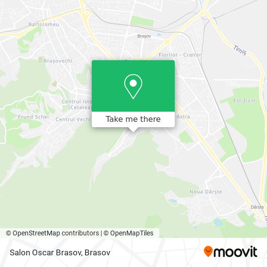 Salon Oscar Brasov map