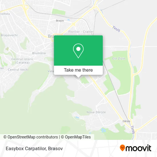 Easybox Carpatilor map