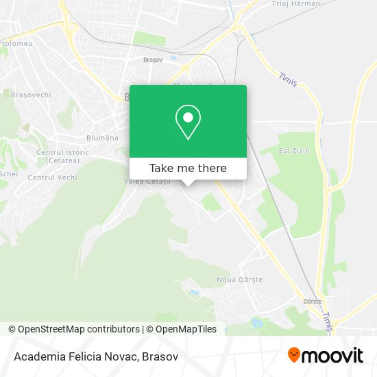 Academia Felicia Novac map