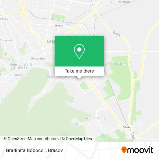 Gradinita Boboceii map