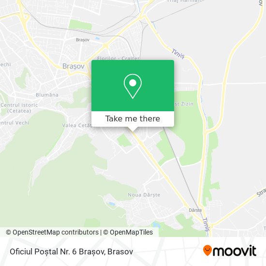 Oficiul Poștal Nr. 6 Brașov map