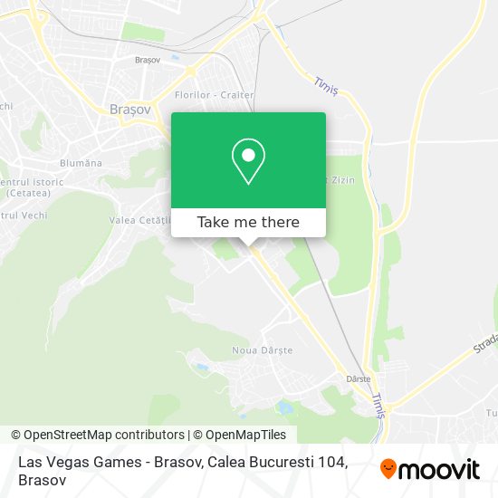 Las Vegas Games - Brasov, Calea Bucuresti 104 map