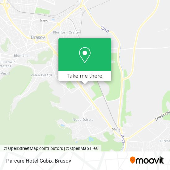 Parcare Hotel Cubix map