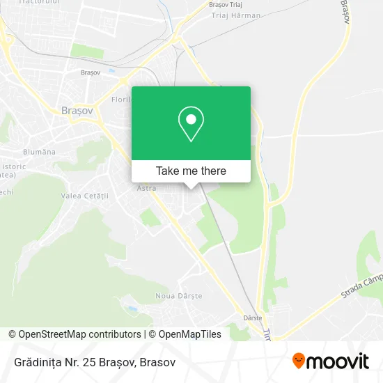 Grădinița Nr. 25 Brașov map