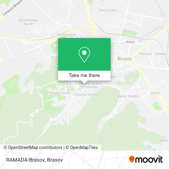 RAMADA-Brasov map