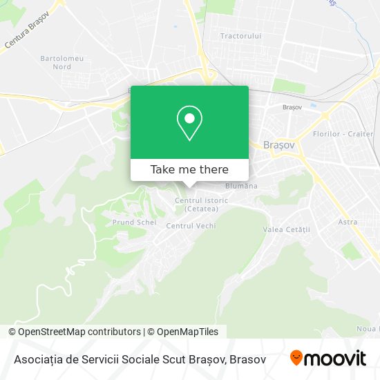 Asociația de Servicii Sociale Scut Brașov map