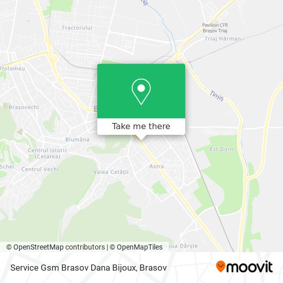 Service Gsm Brasov Dana Bijoux map