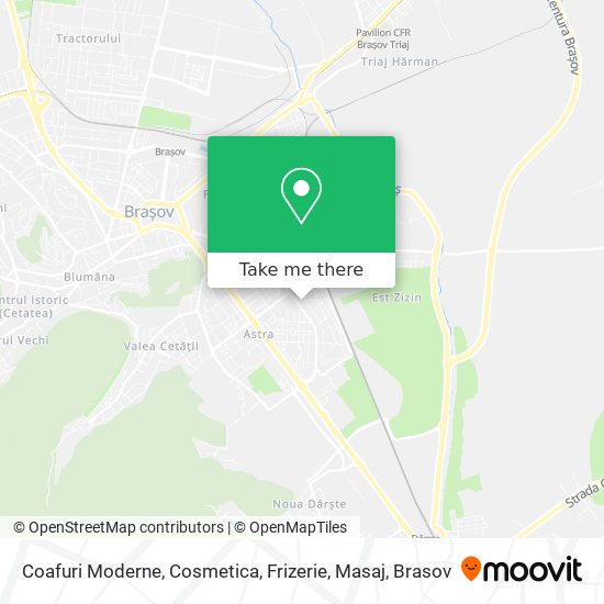 Coafuri Moderne, Cosmetica, Frizerie, Masaj map
