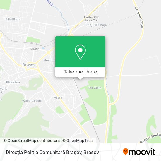 Direcția Politia Comunitară Brașov map