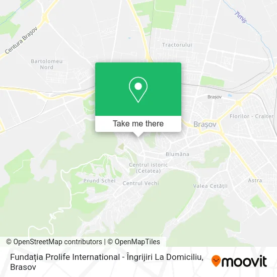 Fundația Prolife International - Îngrijiri La Domiciliu map